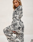 Fashionable Floral Two-Piece Set for Women