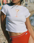 Trendy Summer T-Shirt with High Waist Pants
