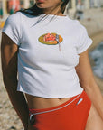 Trendy Summer T-Shirt with High Waist Pants