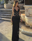 Lace Hollow Out Sexy Cami Dress