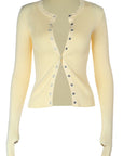 Fashionable Long Sleeve Button Top for Women