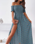 Summer New Floral Navy Sexy Dress