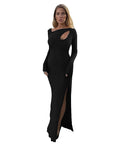 Elegant Hollow Design Long Dress