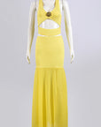 Sexy Hollow Out Two-Piece Dress Set