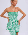 Fashionable Sleeveless Irregular Dress Set