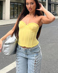 Lace Sexy French Style Sweetheart Top