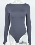 New Autumn Winter Off-Shoulder Bodysuit for Women
