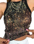 Summer Women's Sexy Crop Top with Leopard Print