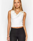 Sweet Style Women's Sleeveless Crop Top