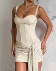Lace Backless Spaghetti Strap Dress