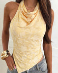 Fashionable Sexy Backless Knitted Top