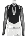 Autumn Fashion Deep V Neck Two-Piece Set