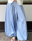 Trendy Solid Color Casual Balloon Pants for Women