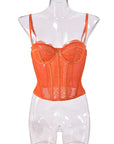 Nazada Sexy Lace Bodice Backless Camisole