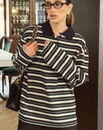 New Striped Polo Shirt for Fall and Winter