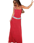 Chic Halter Neck Bodycon Dress with Sequins