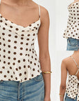 2026 Spring Summer Women's Polka Dot Cami Top