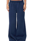 Trendy Letter Print Wide Leg Pants for Women