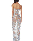 Elegant Lace Floral Bodycon Party Dress