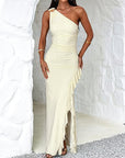 Summer Vacation Style Asymmetrical Dress