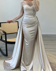 Elegant Long Sleeve Sequin Evening Dress for Women
