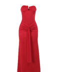 Elegant Strapless Bodycon Dress for Fall
