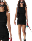Sexy Mesh Bodycon Dress for Women