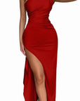 Summer Chic Asymmetrical Satin Dress for Women