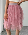Princess Style Pleated Tulle Skirt