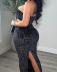 Trendy Women's Crop Top Dress Set