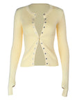 Fashionable Long Sleeve Button Top for Women