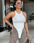 Trendy Summer Women's Sexy Jumpsuit with Hollow Design