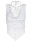 Lace Halter Neck Top for Women