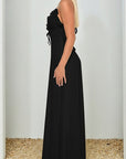 Sexy V-Neck Sleeveless Long Dress for Parties