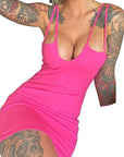 Slim Fit Spaghetti Strap Dress