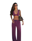 Stylish Backless Summer Outfit Set