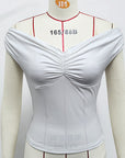 Off-Shoulder Ruffled Top for Women
