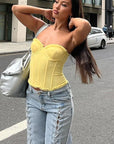 Lace Sexy French Style Sweetheart Top