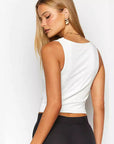 Sweet Style Women's Sleeveless Crop Top