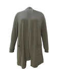 Plus Size Casual Long Sleeve Knit Cardigan