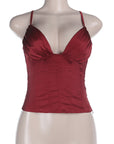 Sexy V-Neck Slim Fit Camisole Top