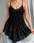 Summer Lace Splicing Slim Fit Cami Dress