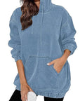 Vintage Washed Hooded Sweatshirt for Casual Wear