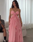 Summer Elegant A-Line Chiffon Dress