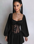 Elegant Satin One-Shoulder Mini Dress