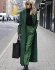 2026 Autumn Winter Women's Long Solid Color Coat