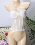 Lace Sexy French Style Sweetheart Top