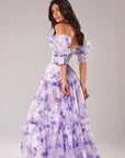 Elegant Off-Shoulder Long Dress for Women