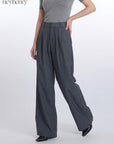 HeyHenry Women's Gray Wide Leg Casual Pants