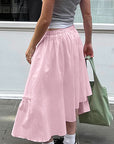 French Style Ruffled A-Line Skirt for Women
